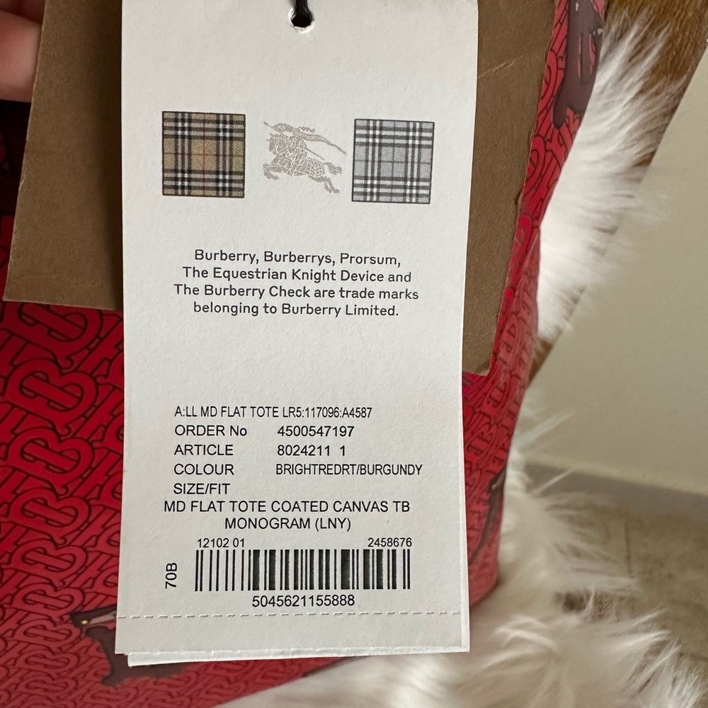 SOLD Auth Burberry Limited Edition London Tote Bag NEW - Picture 7 of 16